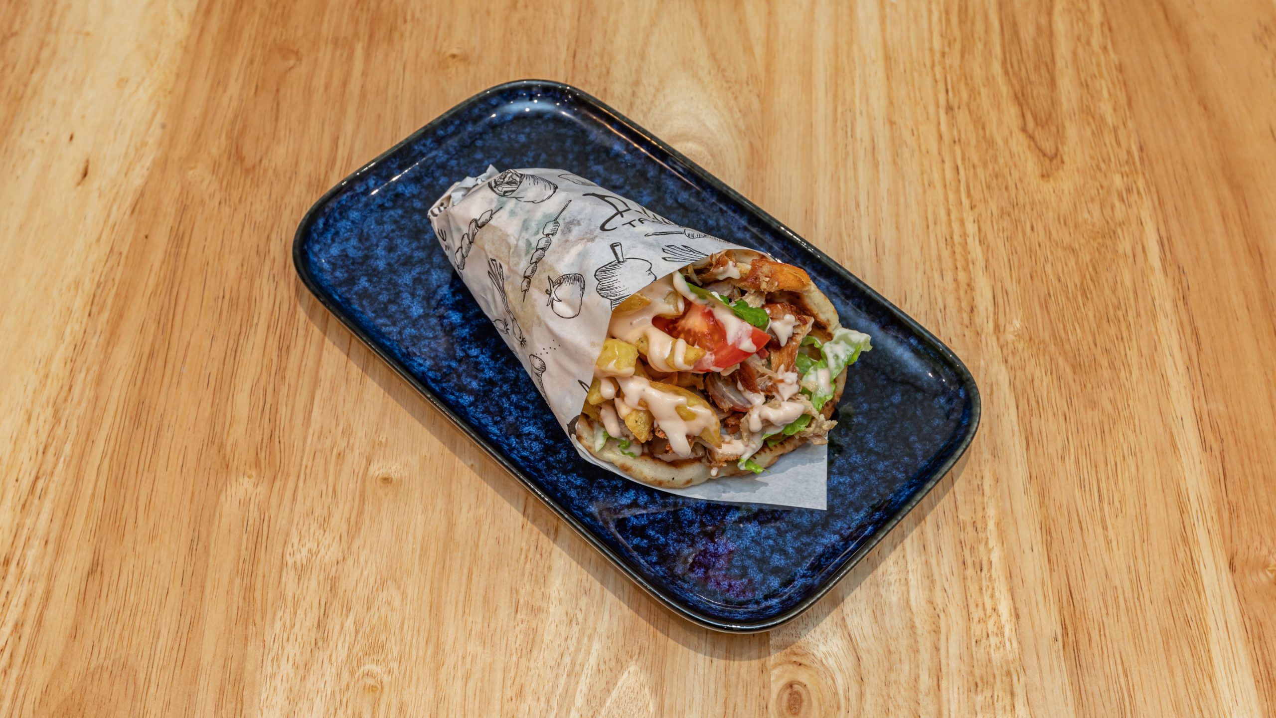 The classic greek, gyros, chicken gyros