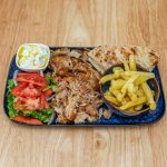 The classic greek, gyros, gyros chicken portion