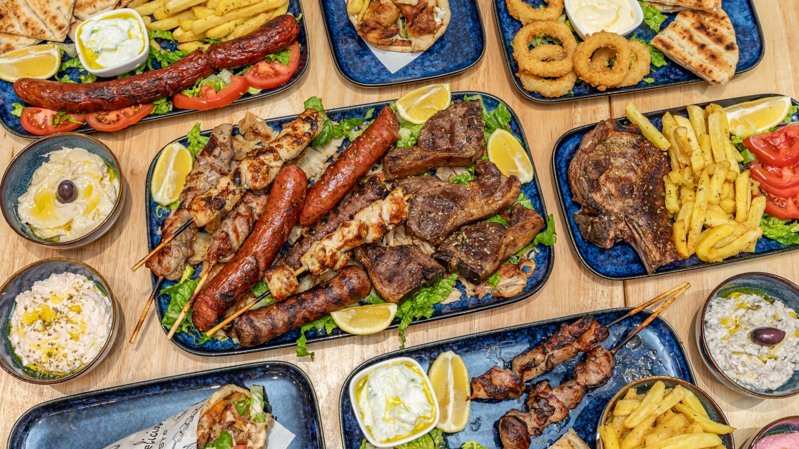 The classic greek, shishkebab, gyros